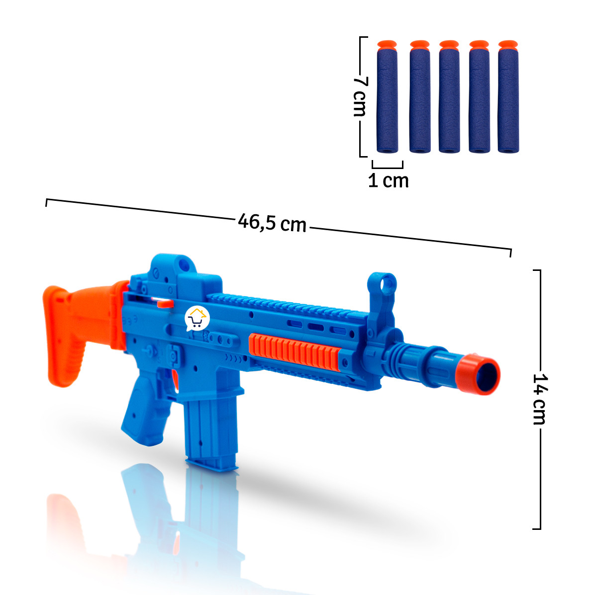 Miniatura 5 de Metralleta De Dardos Pistola MLG21476